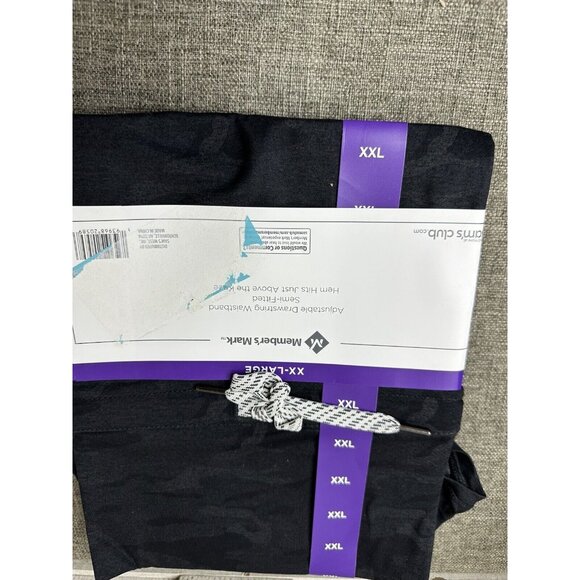 Women's Members Mark Black Gray Camo Soft Mini Tank Dress Size XXL - Picture 3 of 6